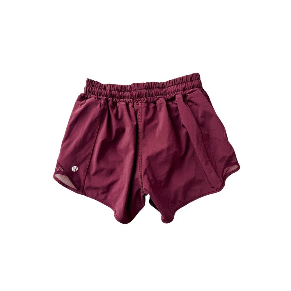 lululemon athletica Women's Maroon Athletic Shorts - Picture 2 of 6
